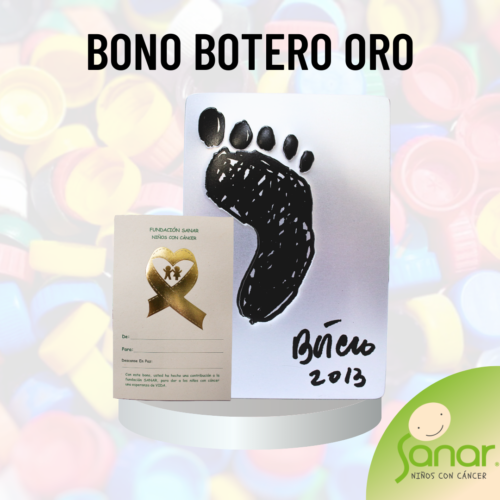 Bono Botero Oro - Incluye placa metálica