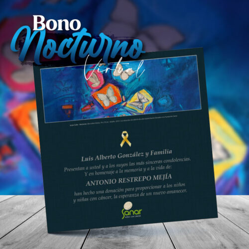 Bono de Condolencia Virtual - Nocturno