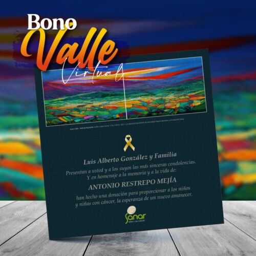 Bono de Condolencia Virtual - Valle